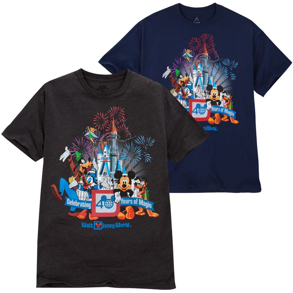 40th Anniversary Walt Disney World Tee for Adults