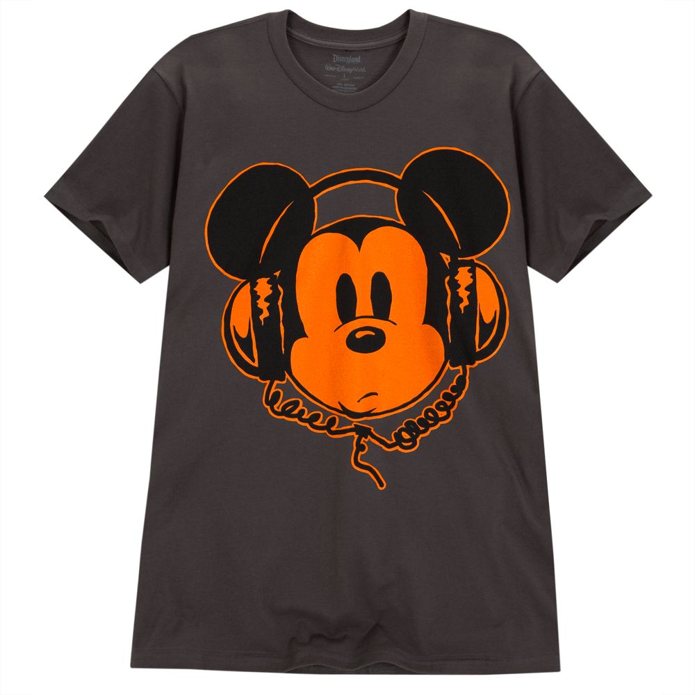 Headphones Mickey Mouse Tee for Adults