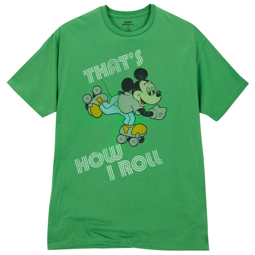''That's How I Roll'' Mickey Mouse Tee for Adults