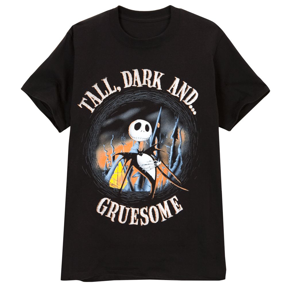 ''Tall, Dark and Gruesome'' Jack Skellington Tee for Men