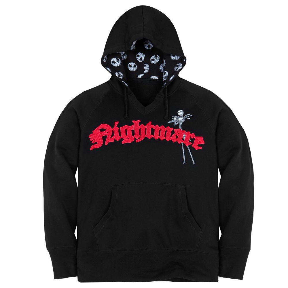 ''Nightmare'' Jack Skellington Fleece Hoodie for Adults