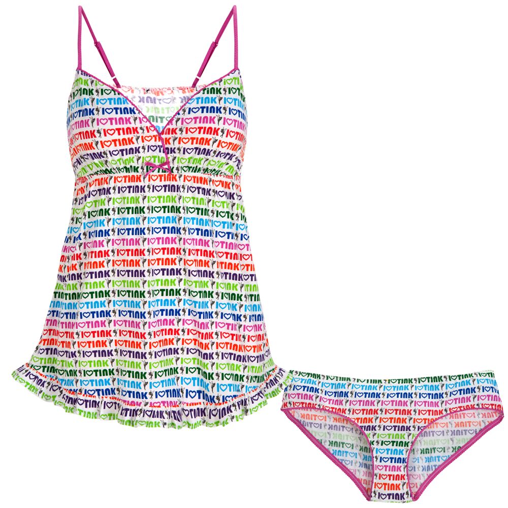 I Heart Tinker Bell Sleep Set for Women -- 2-Pc.