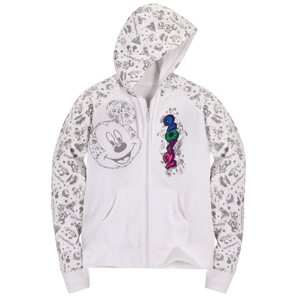 Zip Fleece 2012 Walt Disney World Hoodie for Women