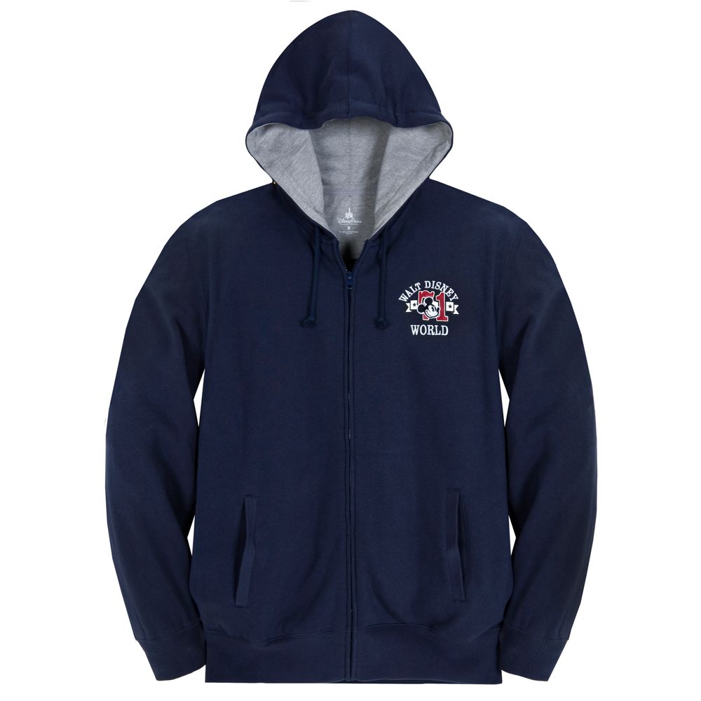 Zip Fleece Walt Disney World Mickey Mouse Hoodie for Adults