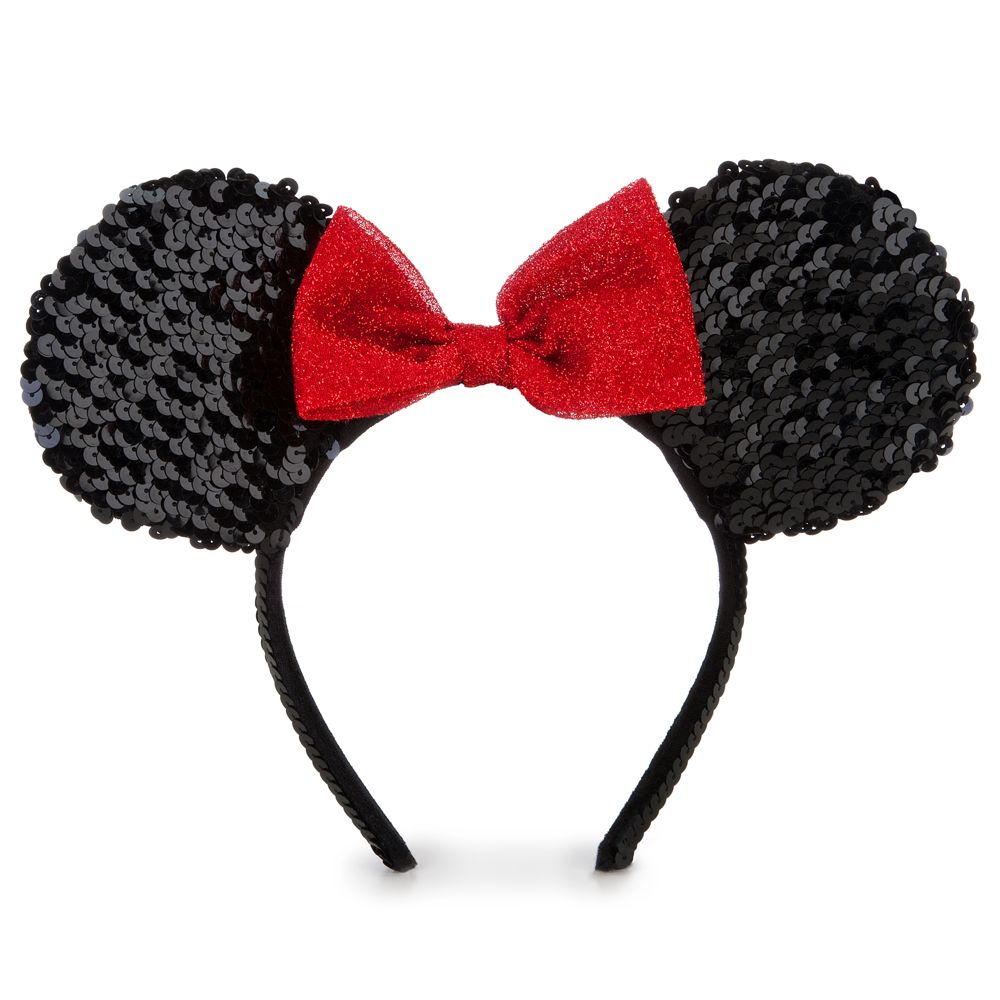 Sequined Minnie Mouse Ears Headband