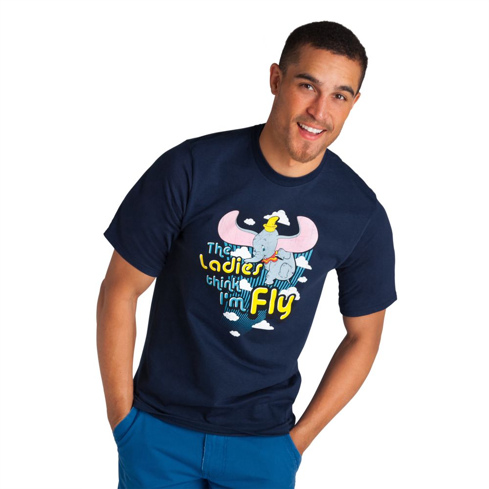 ''The Ladies Think I'm Fly'' Dumbo Tee for Men