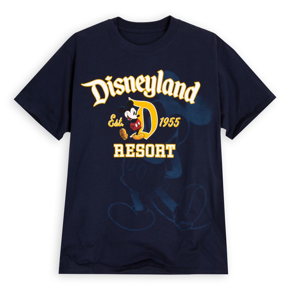 Mickey Mouse Disneyland Resort Tee for Men -- Navy