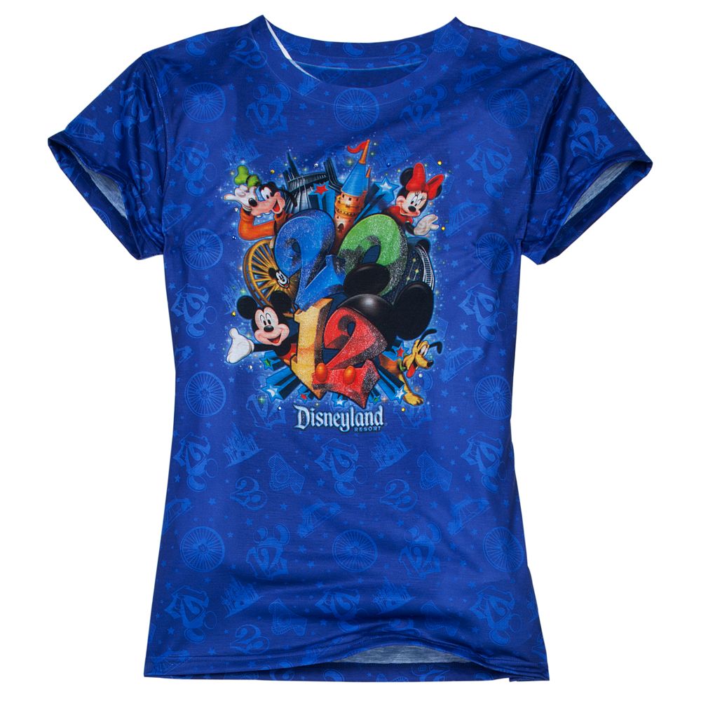 Sublimated 2012 Disneyland Resort Tee for Women