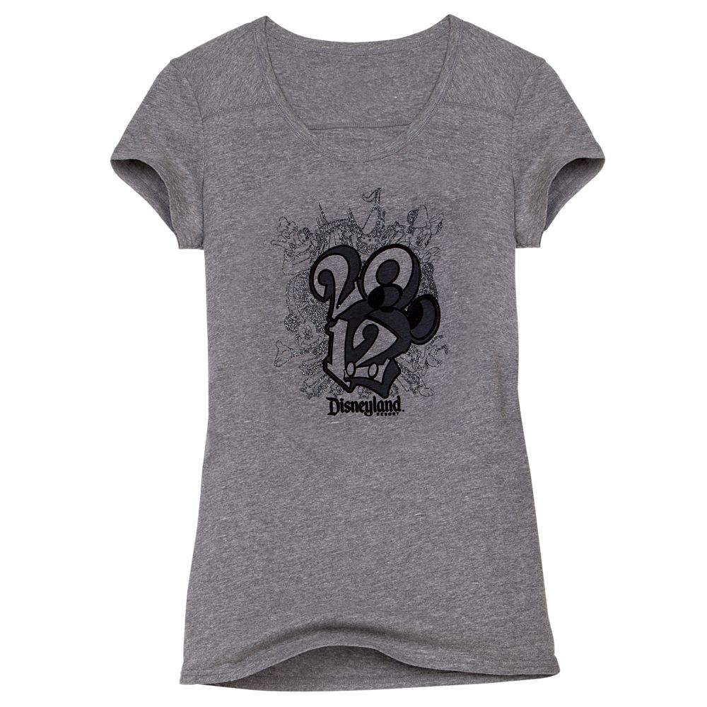 Scoop Neck 2012 Disneyland Resort Tee for Women