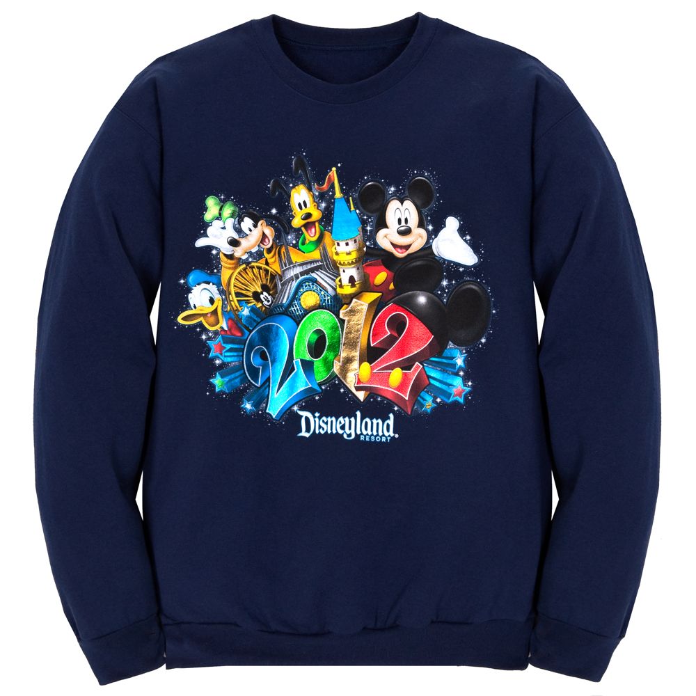 Fleece 2012 Disneyland Resort Sweatshirt for Adults