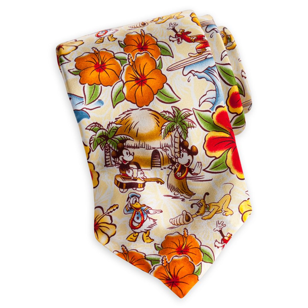Mickey Mouse ''Hawaiian Holiday'' Tie for Adults