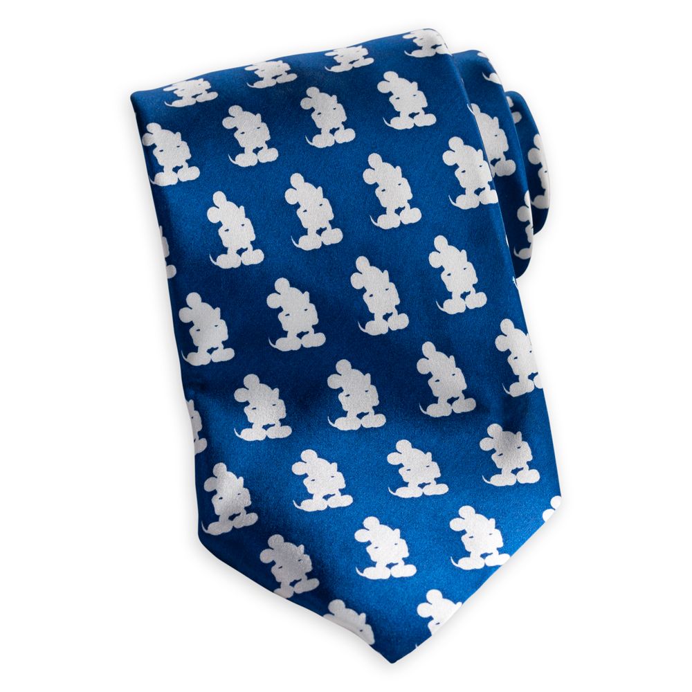 Mickey Mouse Silhouette Tie for Adults
