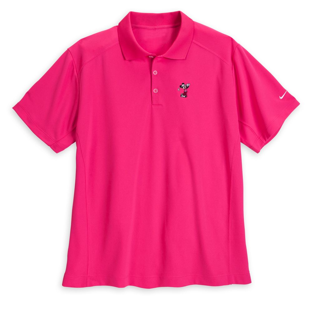 Mickey Mouse Polo Shirt for Men by Nike Golf - Pink