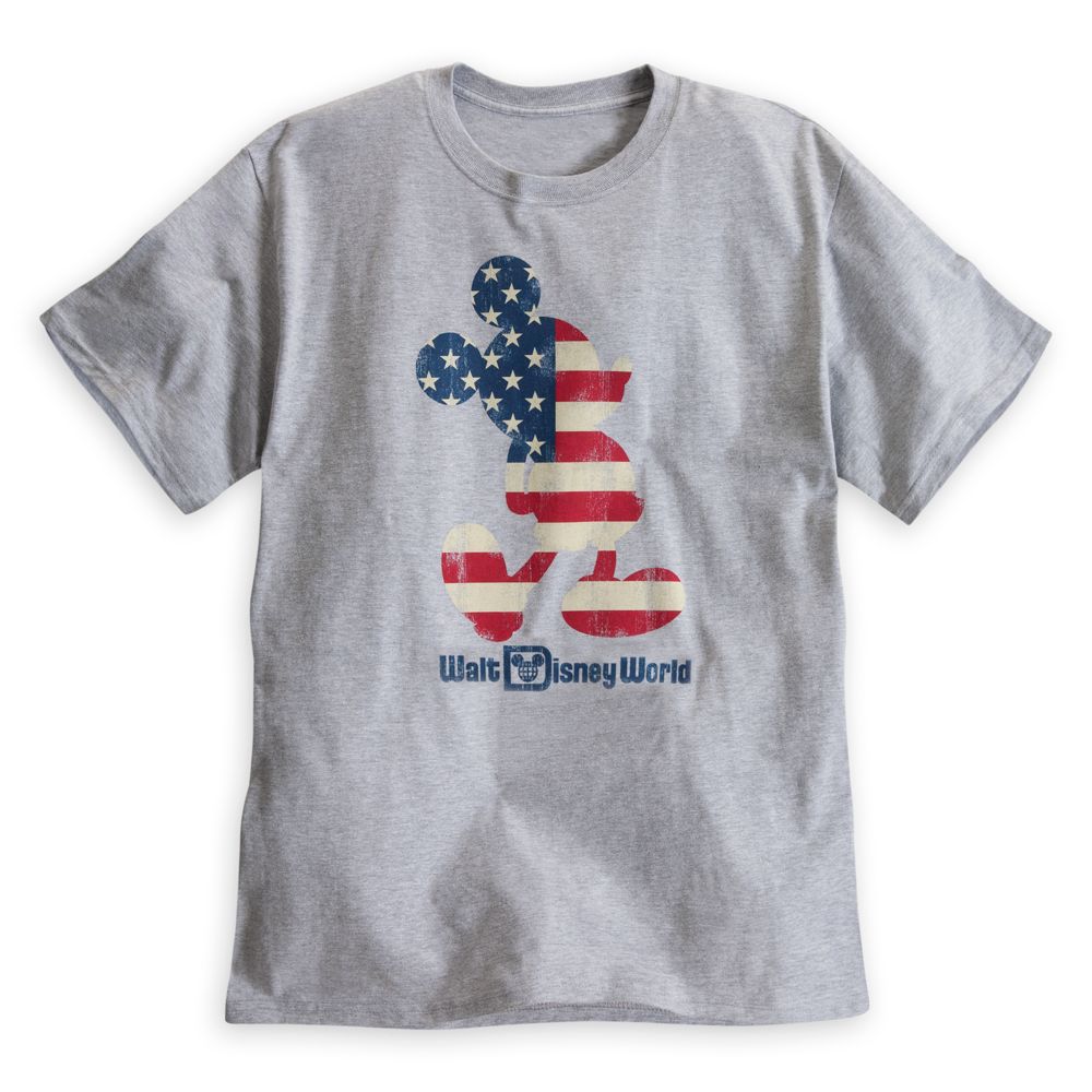 Mickey Mouse Flag Tee for Adults - Walt Disney World