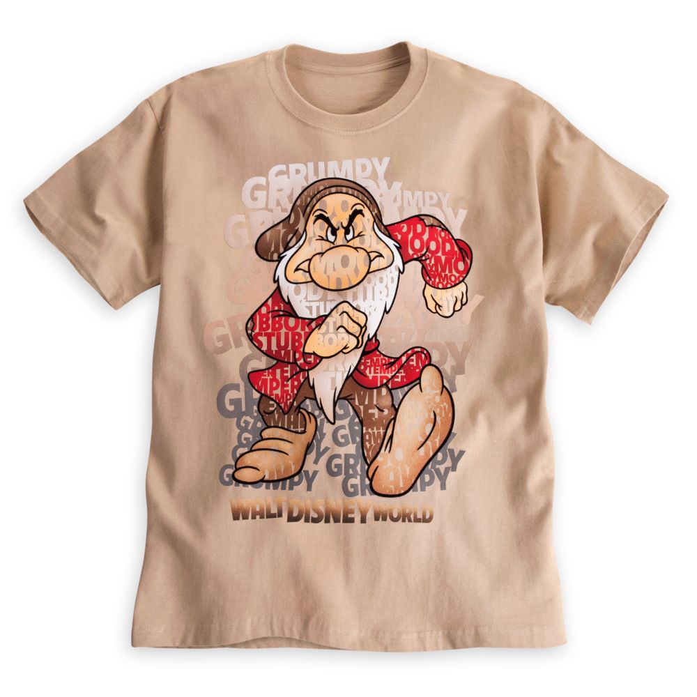 Grumpy Letters Tee for Adults - Walt Disney World