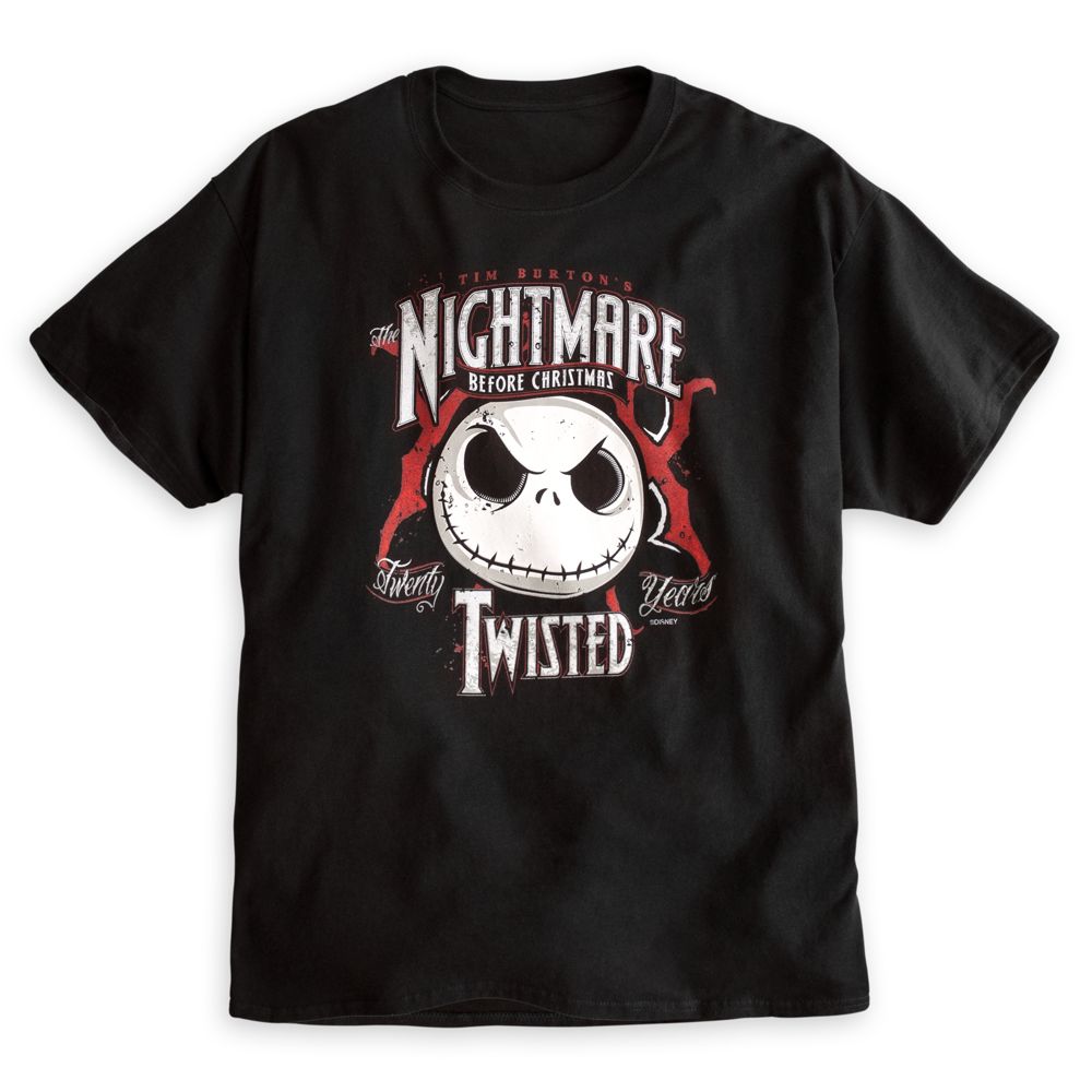Tim Burton's The Nightmare Before Christmas 20th Anniversary Tee for Adults