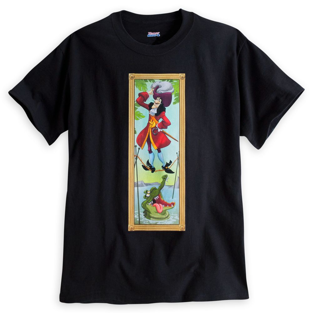 Captain Hook Tee for Men - The Haunted Mansion - Limited Availability