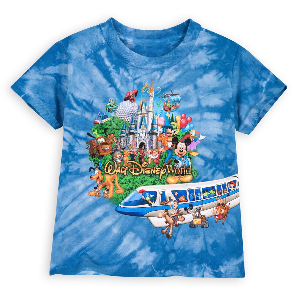 Walt Disney World Tee for Toddler Boys - Tie Dye Storybook