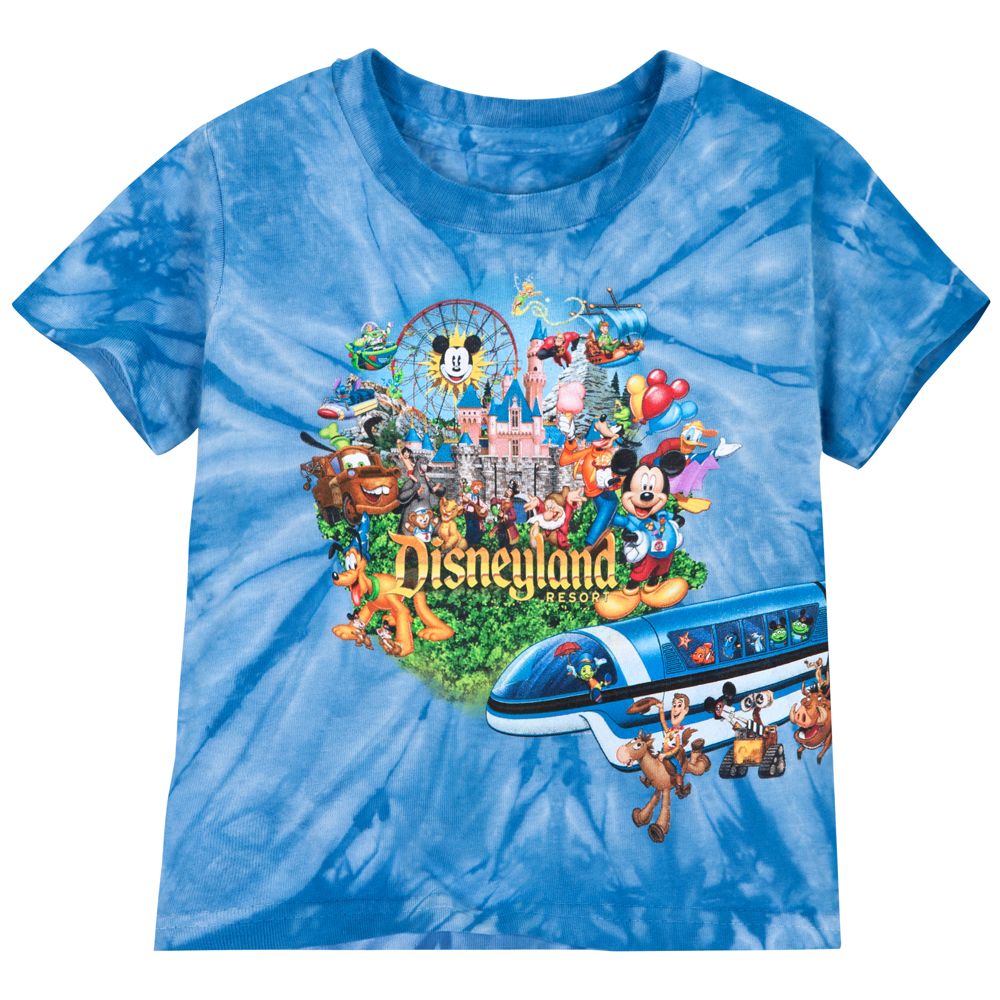 Tie Dye Storybook Disneyland Tee for Toddler Boys