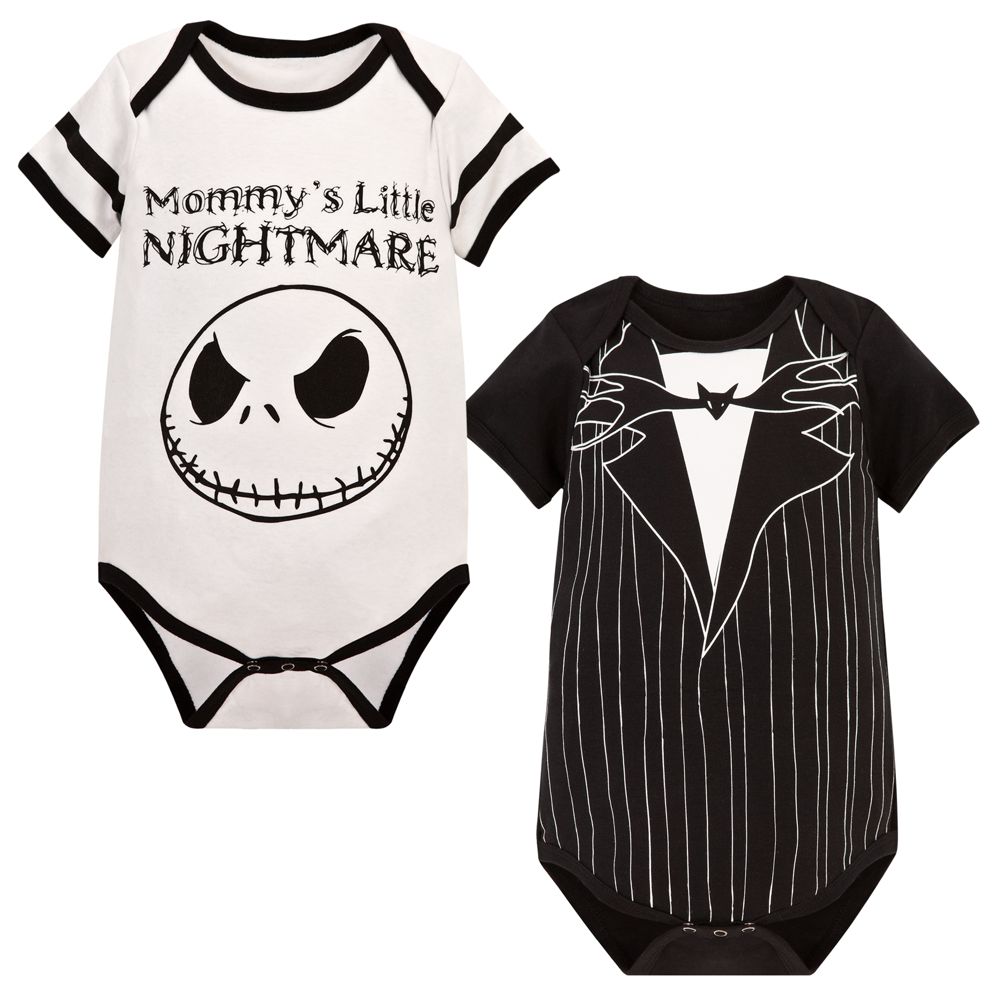 Jack Skellington Bodysuit for Babies -- 2-Pc.