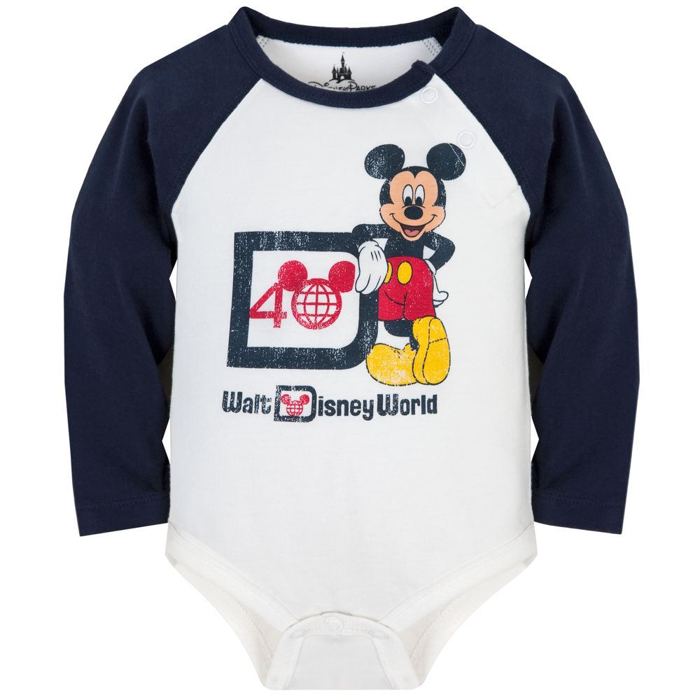 40th Anniversary Walt Disney World Mickey Mouse Bodysuit for Babies