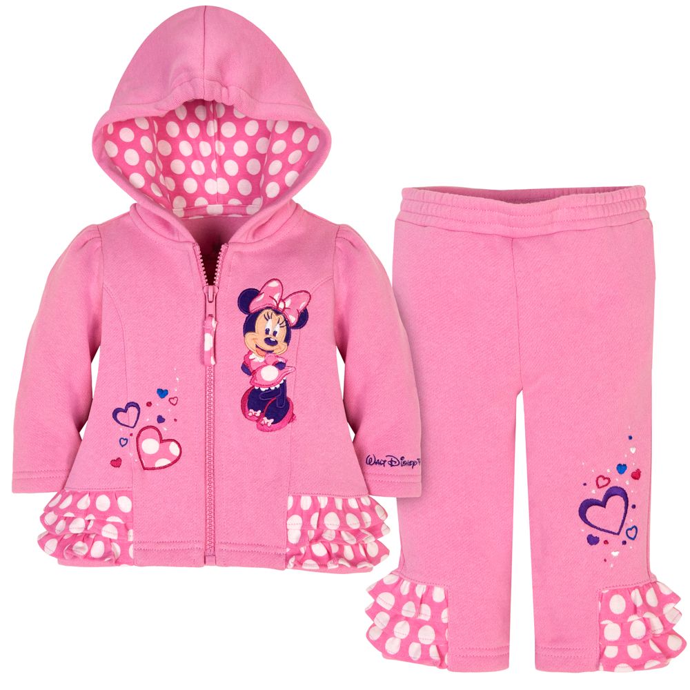 Walt Disney World Minnie Mouse Fleece Tracksuit for Infant Girls