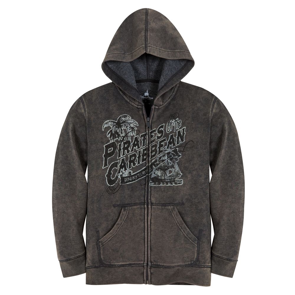 Zip Fleece Pirates of the Caribbean Hoodie for Boys