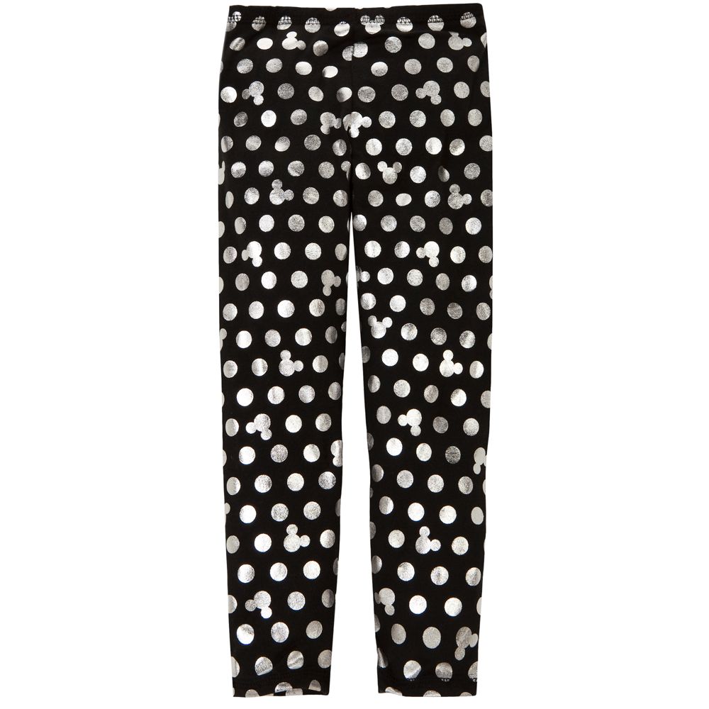 Foil Mickey Mouse Leggings for Girls