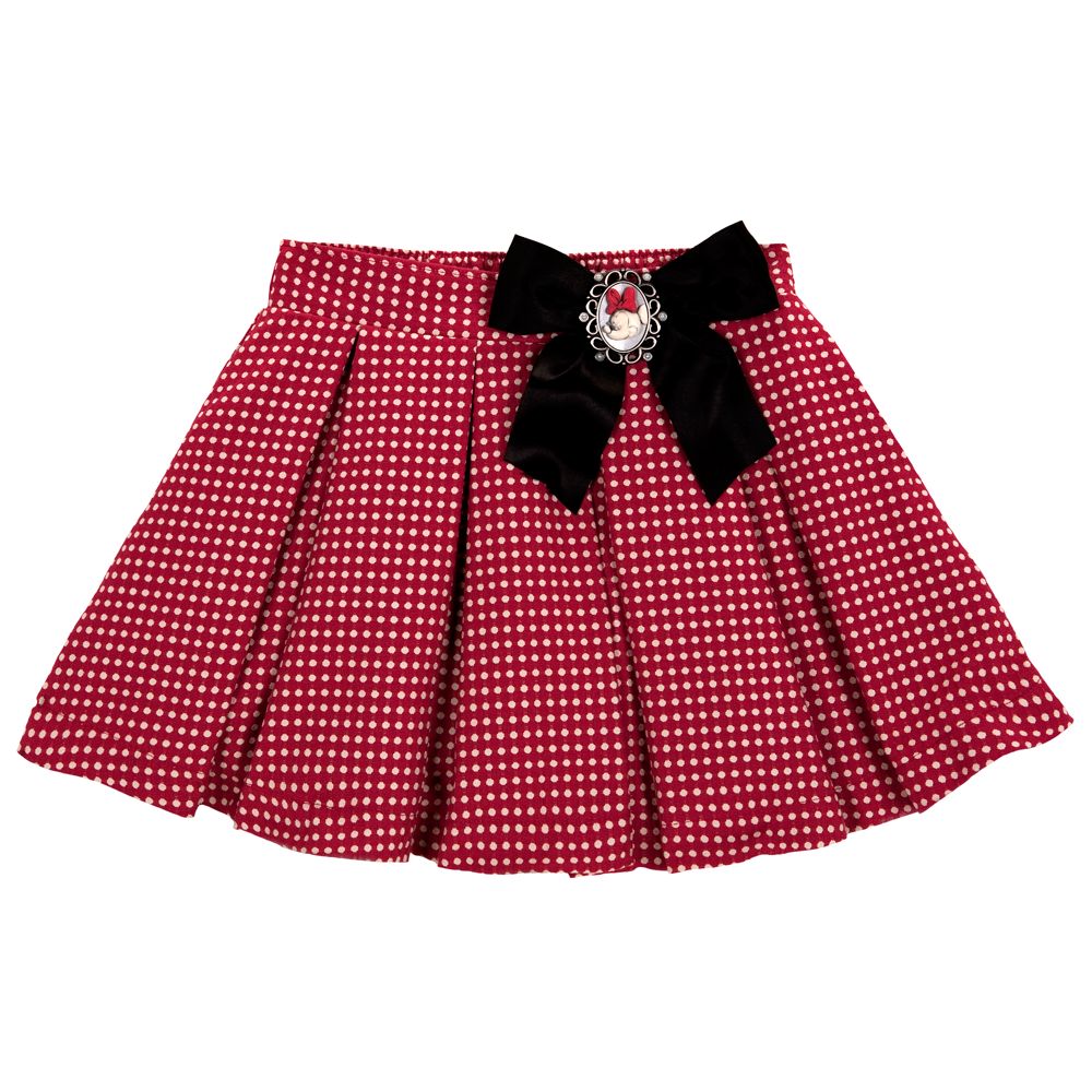 Pleated Minnie Mouse Skirt for Girls