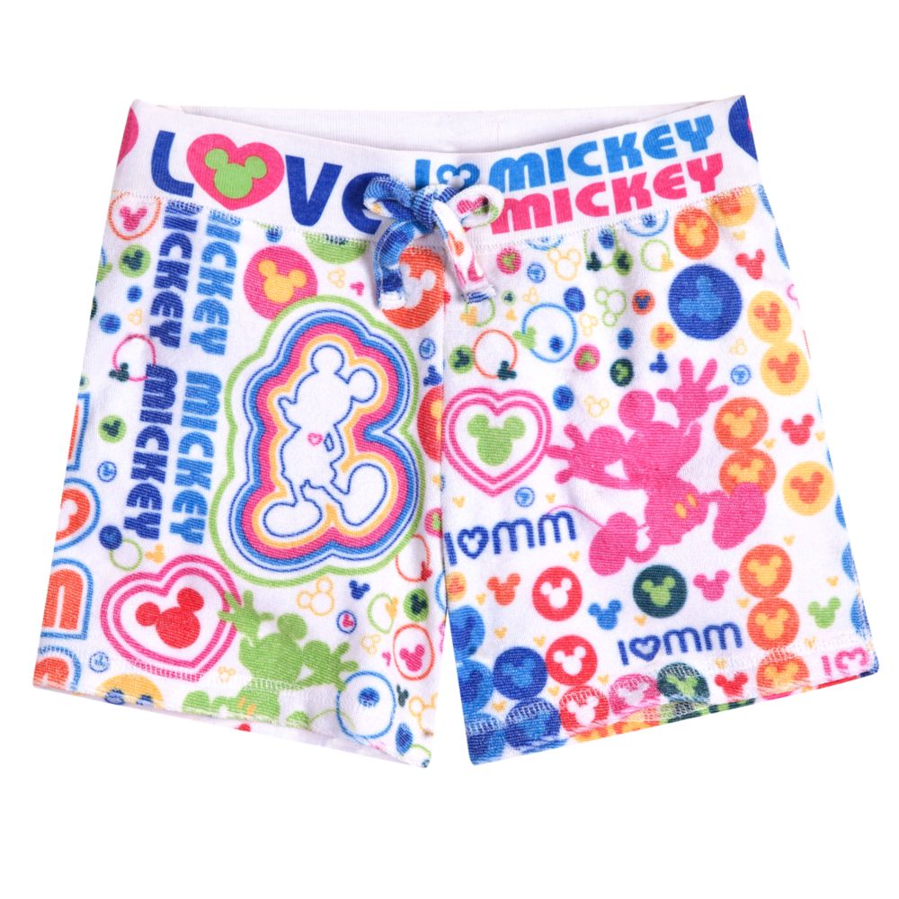 Sublimated I ''Heart'' Mickey Mouse Shorts for Girls