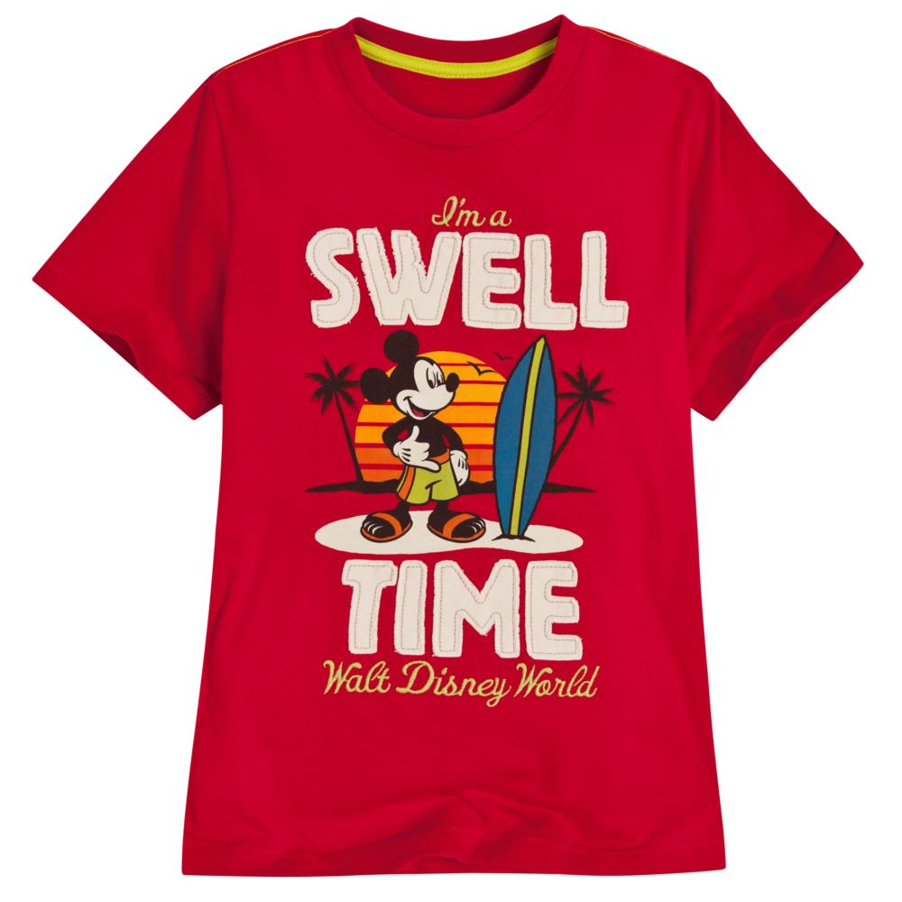 ''I'm a Swell Time'' Walt Disney World Mickey Mouse Tee for Boys