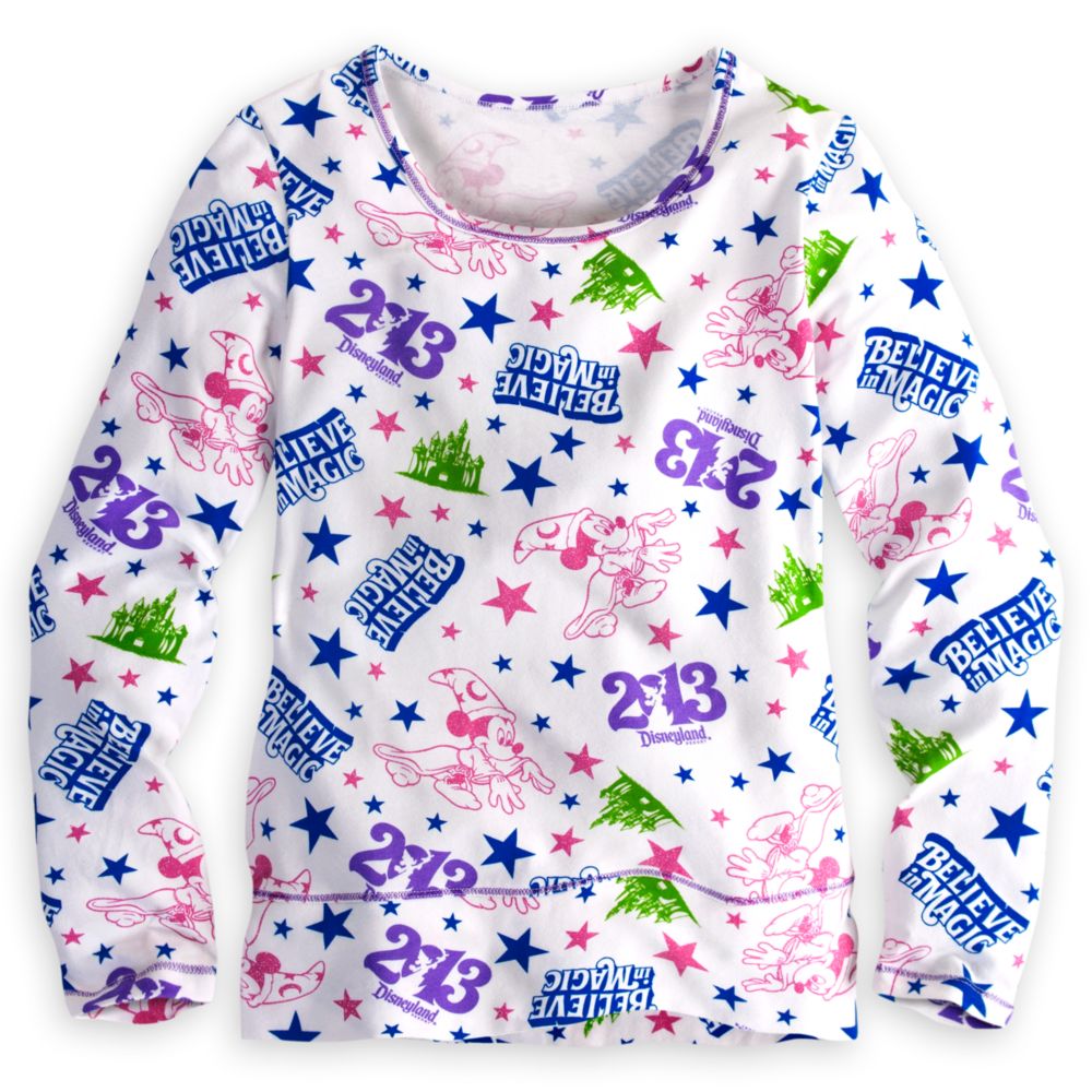 Sorcerer Mickey Mouse Tee for Girls - Disneyland 2013