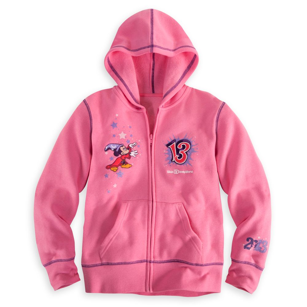 Sorcerer Mickey Mouse Hoodie for Girls - Walt Disney World 2013