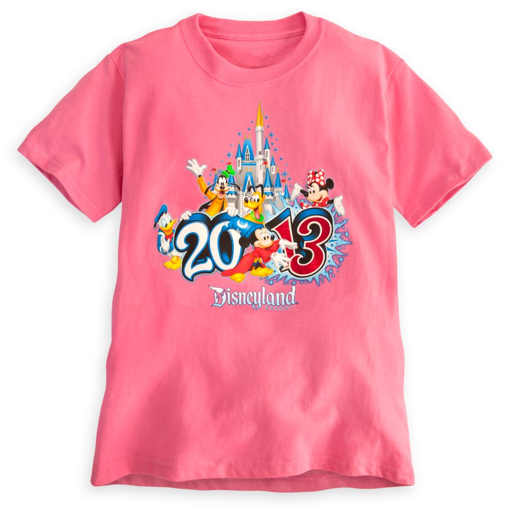 Sorcerer Mickey Mouse Tee for Girls - Disneyland 2013