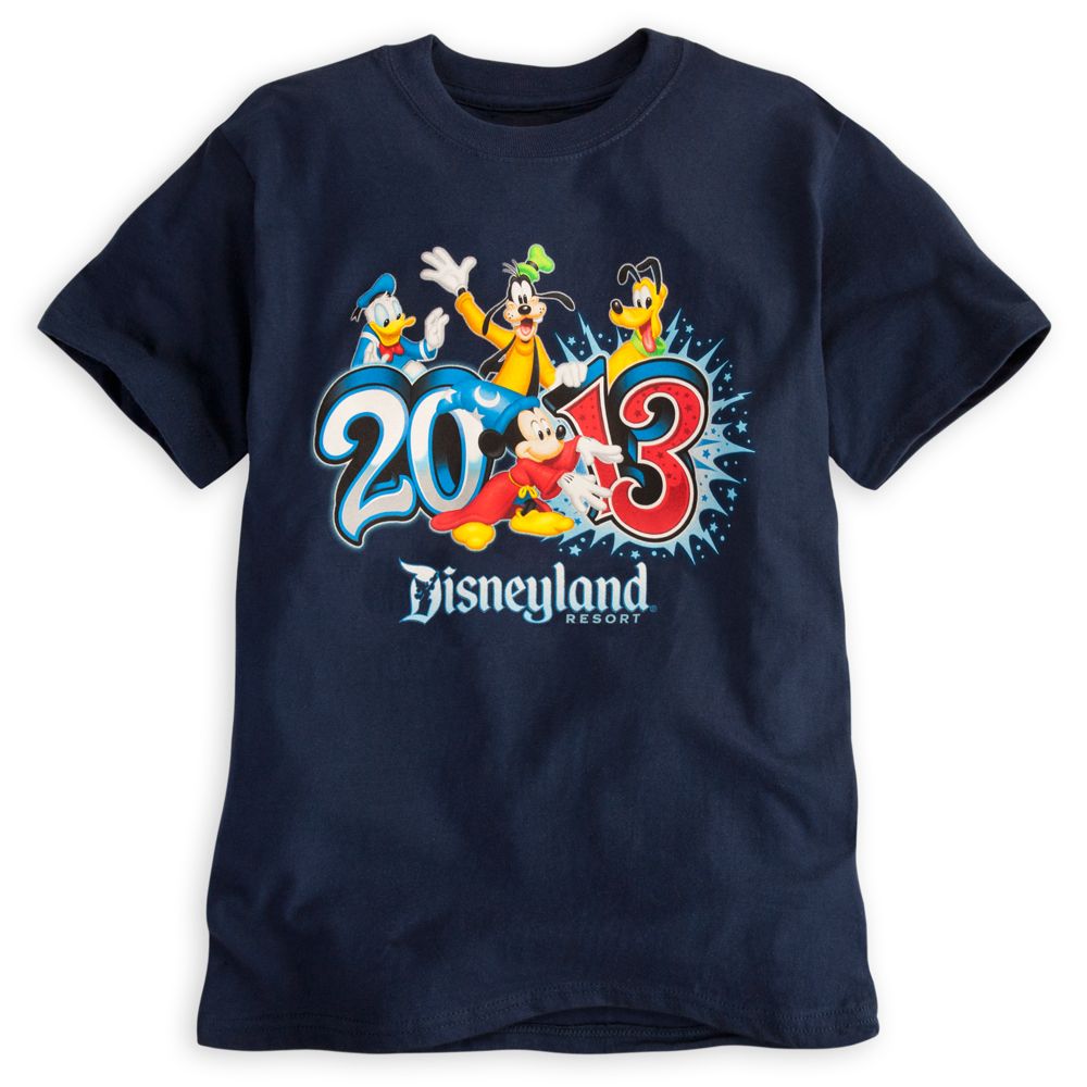 Sorcerer Mickey Mouse Tee for Boys - Disneyland 2013