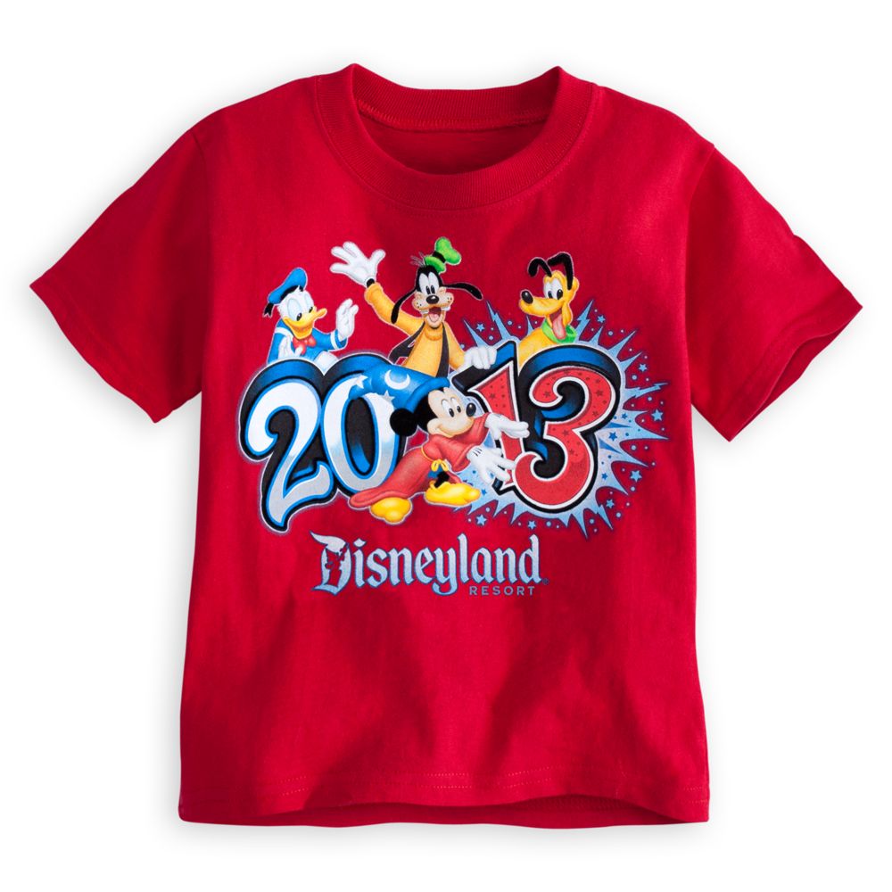Sorcerer Mickey Mouse Tee for Toddler Boys - Disneyland 2013