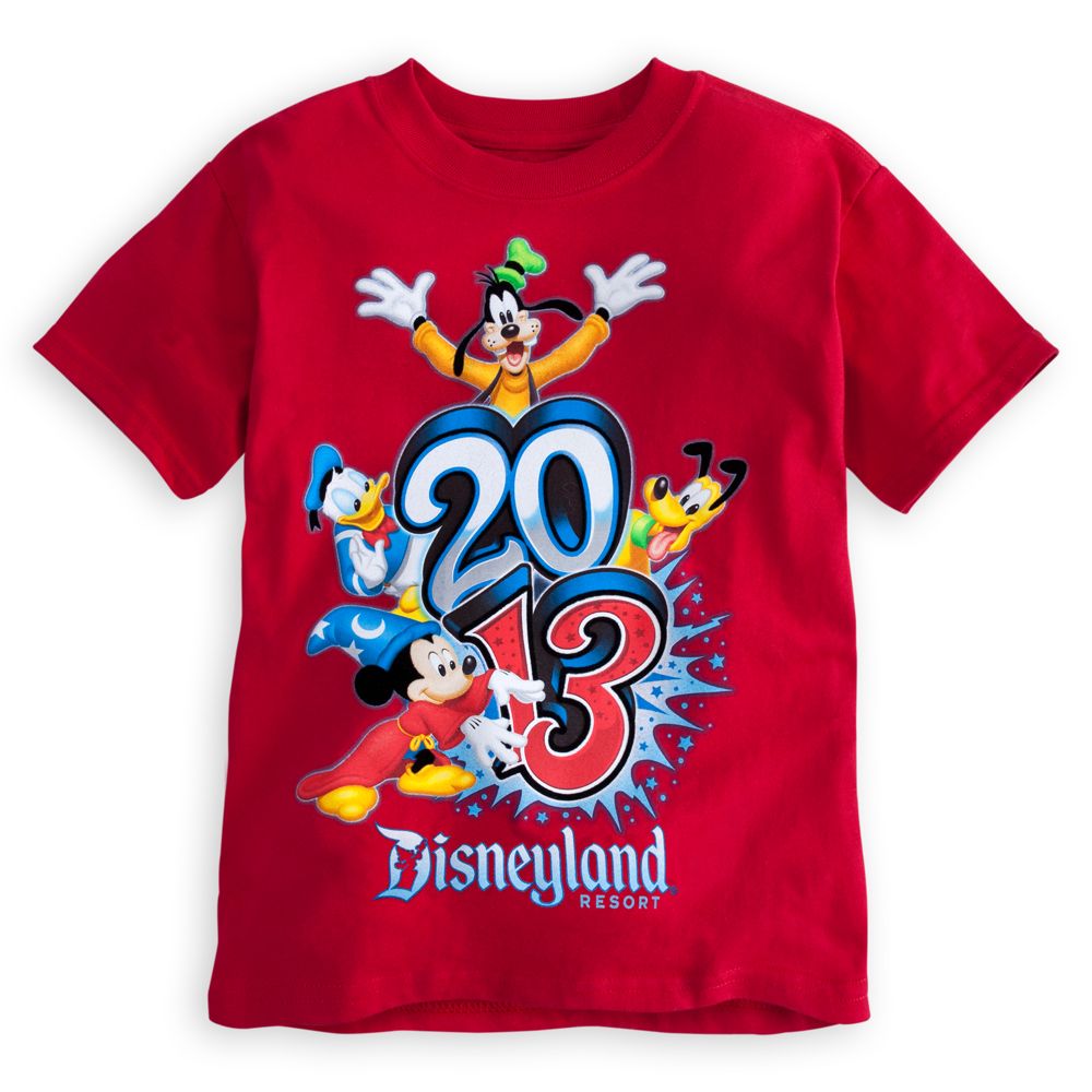 Sorcerer Mickey Mouse Tee for Boys - Disneyland 2013