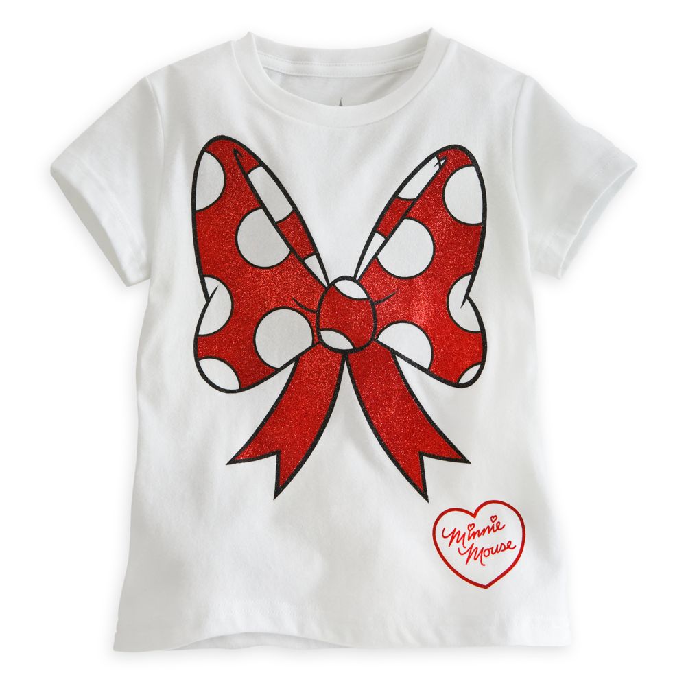 Minnie Mouse Bow Tee for Girls