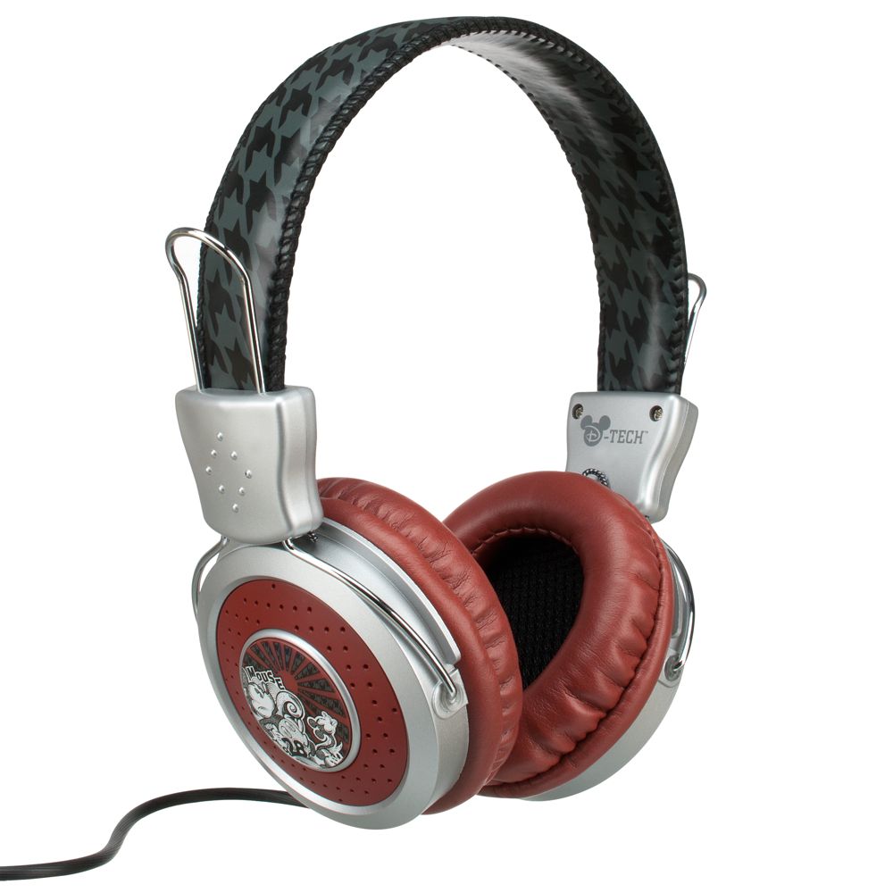 Houndstooth High-Definition Mickey Mouse Headphones