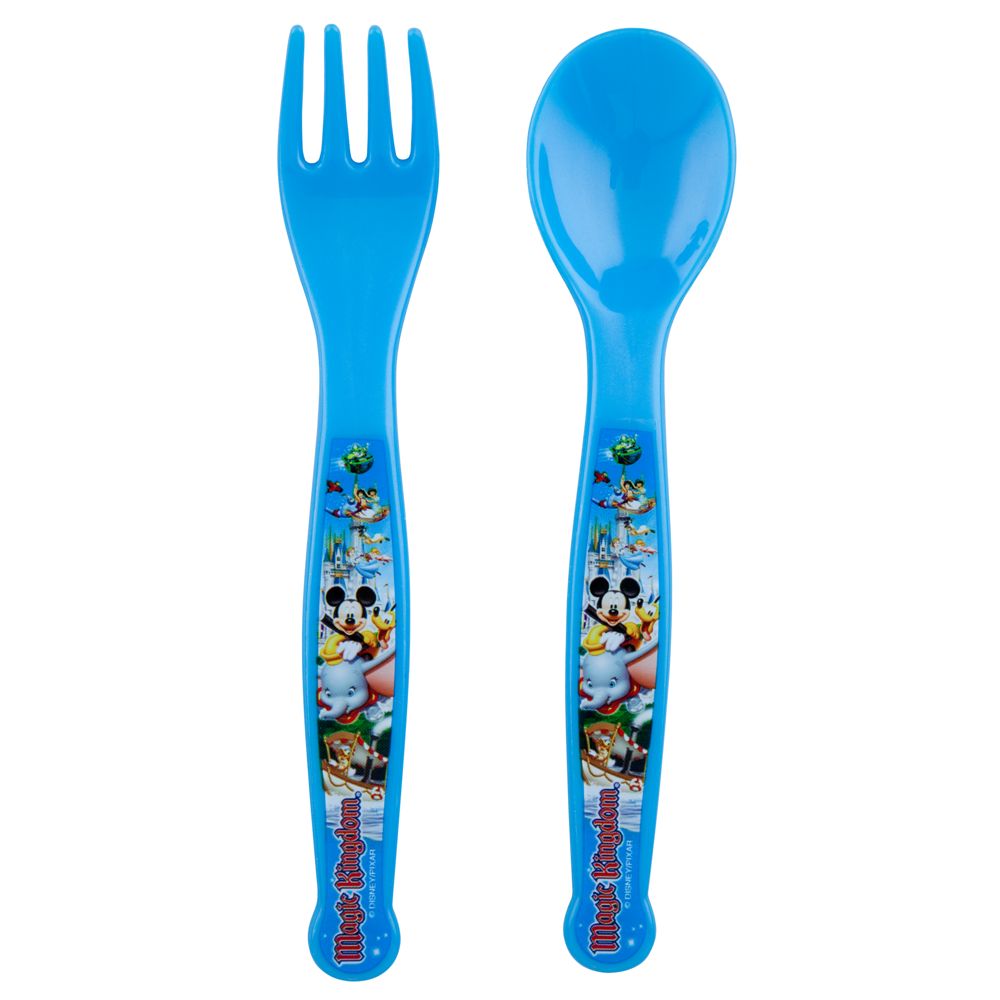 Disney Storybook Attractions Magic Kingdom Flatware Set -- 2-Pc.