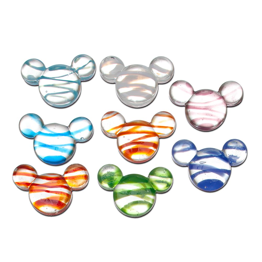 Color Fusion Glass Mickey Mouse Icon Set -- 8-Pc.