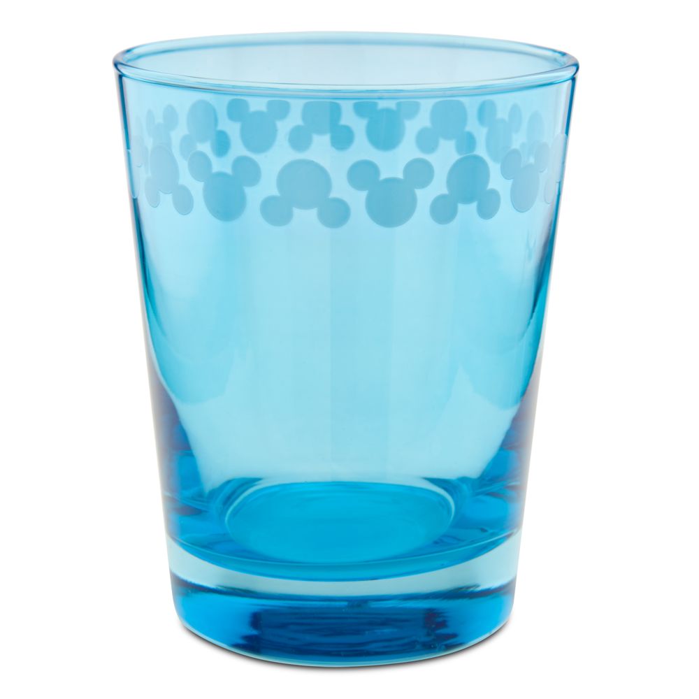 Color Fusion Mickey Mouse Glass -- Blue