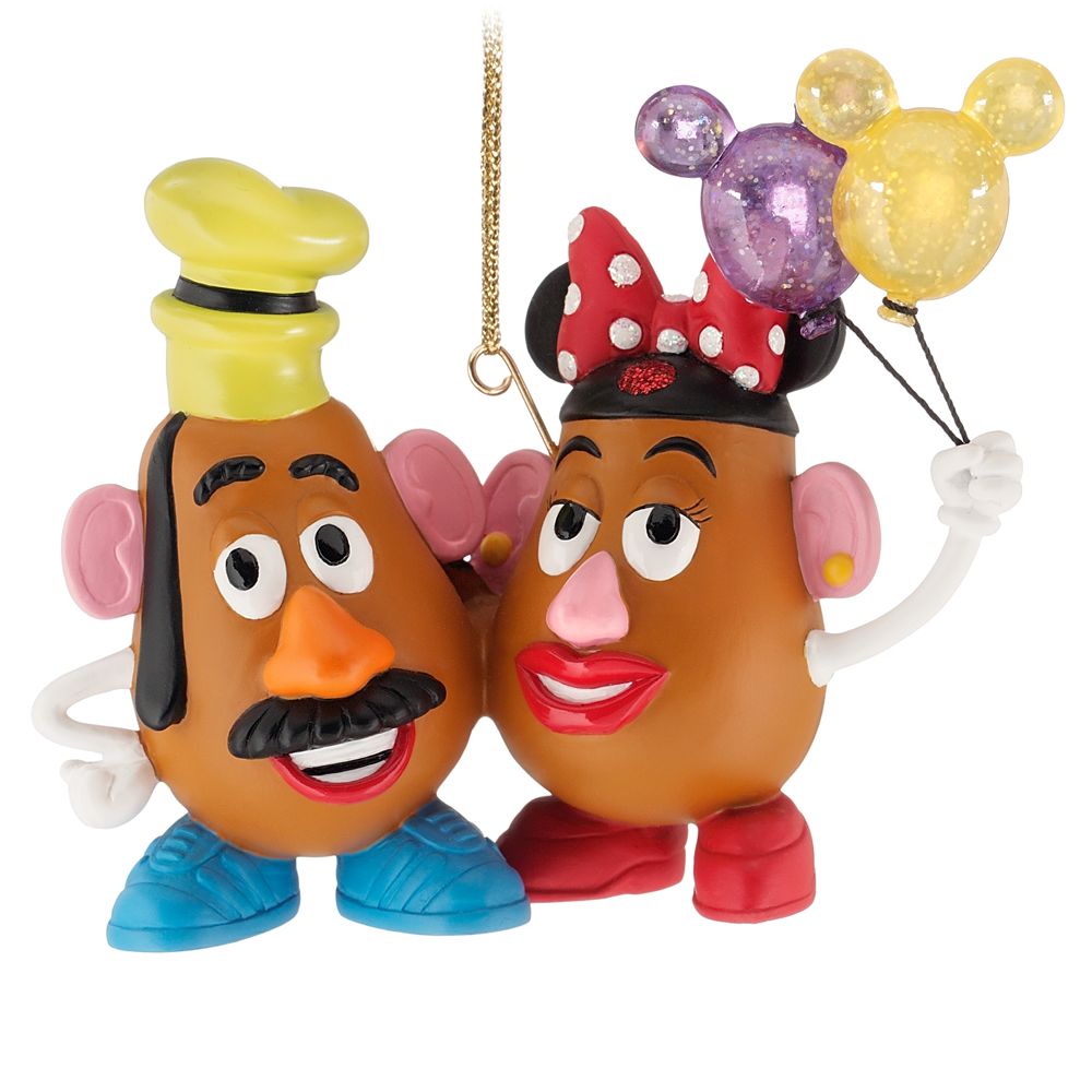 Figurine Mrs. Potato Head and Mr. Potato Head Ornament