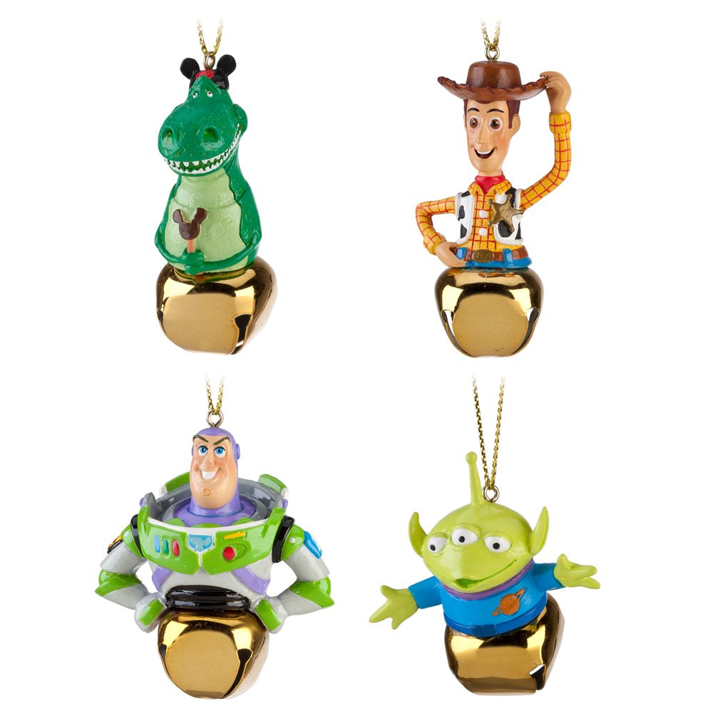 Jingle Bell Toy Story Ornament Set -- 4-Pc.