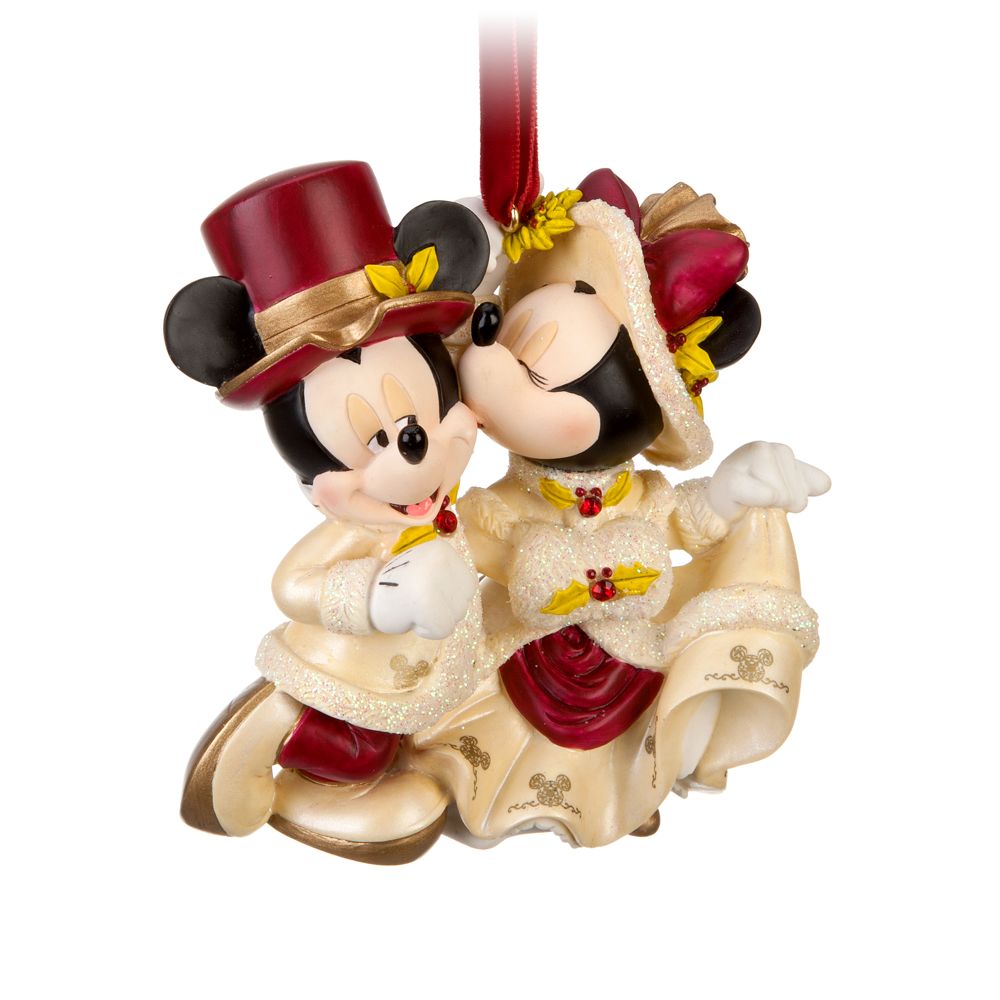 Victorian Sweethearts Minnie and Mickey Mouse Ornament
