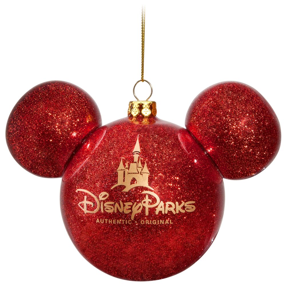 Customized Icon Mickey Mouse Ornament -- Red