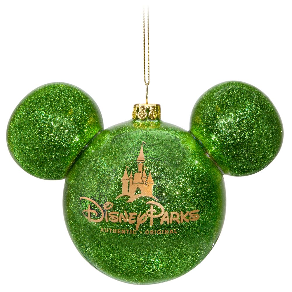 Customized Icon Mickey Mouse Ornament -- Green