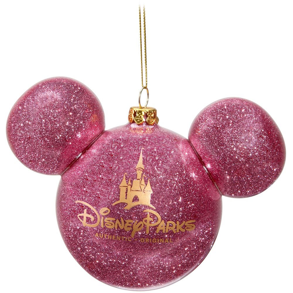 Customized Icon Mickey Mouse Ornament -- Pink