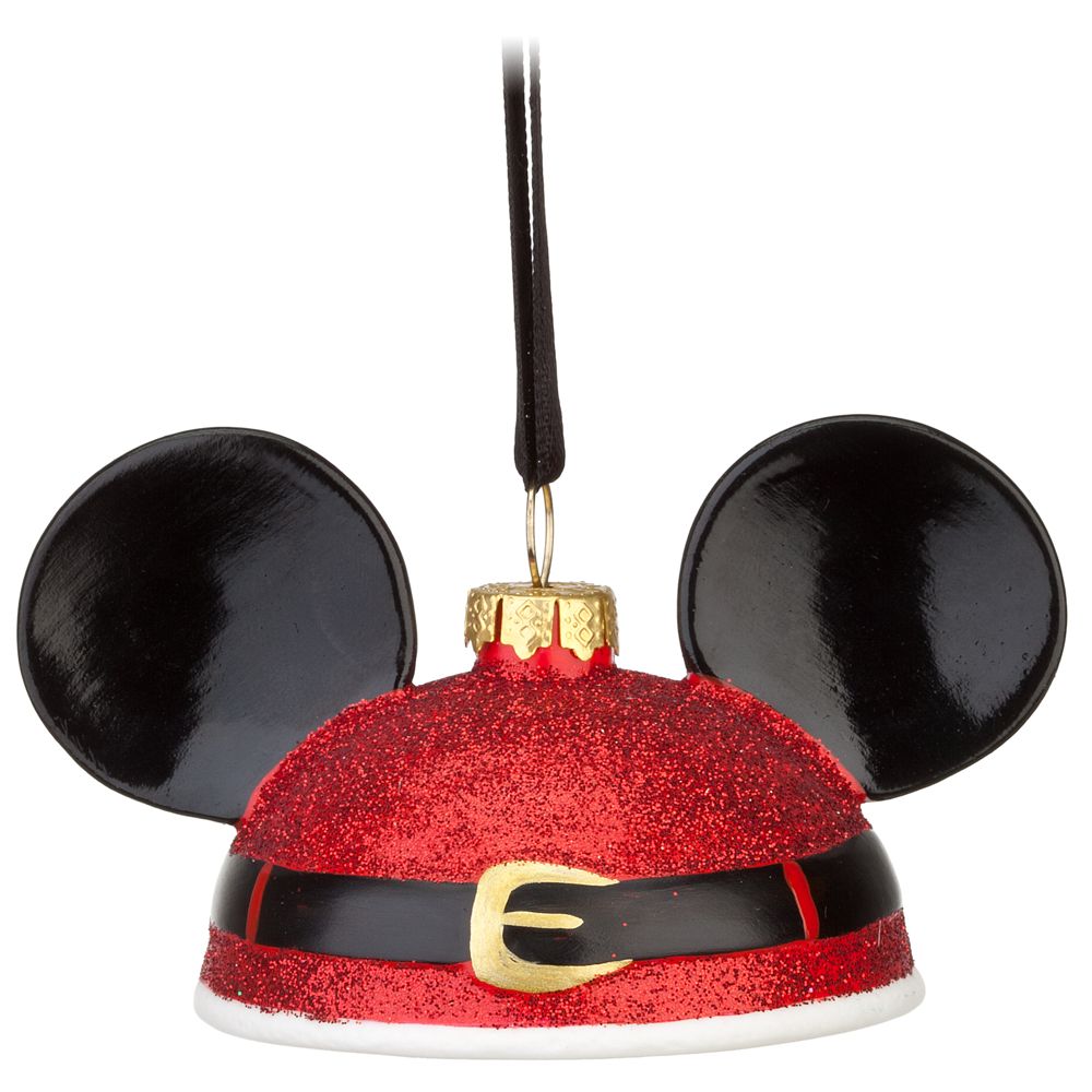 Santa Mickey Mouse Ear Hat Ornament