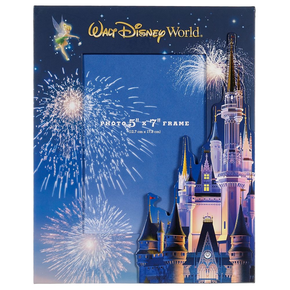 Walt Disney World Cinderella Castle Photo Frame -- Adjustable 5'' x 7'' or 4'' x 6''